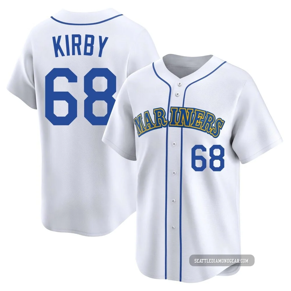 ユニフォーム シアトルマリナーズ ジョージ・カービー68 George Kirby Seattle Mariners Jersey | Replica, Limited, Authentic